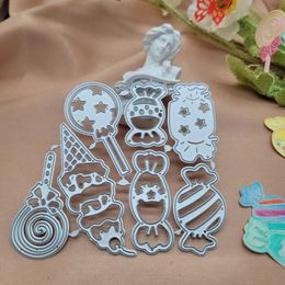 Halloween Candy Metal Cutting Dies For Embossing Decorative Crafts Scrapbooking Die Cuts Album DIY Papercutting Gifts Cards