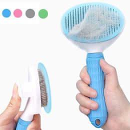 Pet Hair remover Comb Detangler Fur Trimming Brush For Dog Cat Grooming Tool Pet Dematting Deshedding