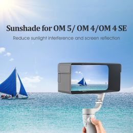 Accessories DJI OM5/OM4/SE Handheld Gimbal Mobile Phone Sunshade PU Magnetic Sun Hood Folding Sunhood for DJI Osmo Mobile 5 4 SE Accessories