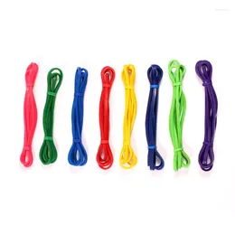 Resistance Bands 208cm Rubber Elastic Fitness Body Building Basketball Training Gym Exercise Home Pilates Power Colorful