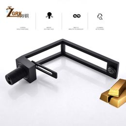 ZGRK Hollow Design Bath Basin Faucet Brass Black Faucet Sink Mixer Tap Vanity Hot Cold Water Bathroom Faucets White Gold