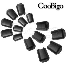 Cord Ends Clip Zipper Puller Black Plastic For Paracord Cord Tether Tip Lock Backpack Bag Garment DIY Accessories 10Pcs