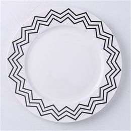 Nordic Ceramic Dessert Plate Service 8 Inches Breakfast Bread Cake Saucer Home Restaurant Party Tableware Fruits Salad Dishes