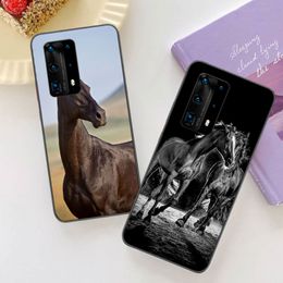 Ferghana horse Soft Clear Phone Case For Huawei P30 Lite P10 P20 P40 P50 Pro Mate 40 Pro 30 20 10 Lite Cover Silicone