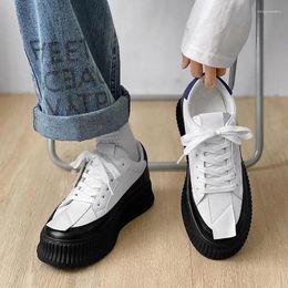 Casual Shoes 2024 Sports And Leisure Thick Sole Big Toe Hong Kong Style Forest Harajuku Trendy Men's