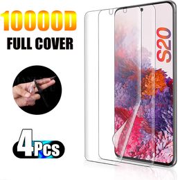 Hydrogel Film For Samsung Galaxy S20 Ultra S20 FE S20 Plus Case Friendly Flexible Screen Protectors For Samsung Note 20 Ultra
