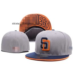 Fashion Styles Padres SD Hat Letter Baseball Caps Newest Casual Gorras Hip Hop Men Women Chapeus Fitted Hats Hh-6.30 5501