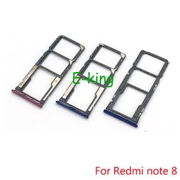 Sim Tray Holder For Xiaomi Redmi Note 6 7 8 Pro SIM Card Tray Slot Holder Adapter Socket Repair Parts