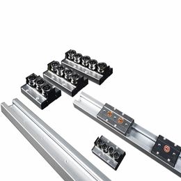 1/2PC Built-in Dual-Axis Core Linear Guide SGR15 The Length is 150-1150mm + 1/2/4PC SGB15-3/4/5 Wheel Slide Rail Combination