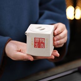 200ml Boutique Yixing Raw Ore Jade White Clay Handmade Household White Tea Kung Fu Teaset Tea Ceremony Drinkware Customised Gift