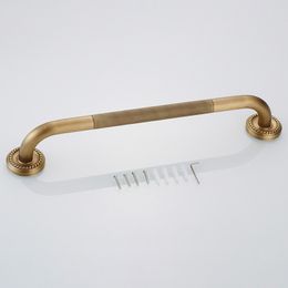 Antique Bathroom Grab Bar Bronze Brass Bath Tub Rail Bar Toilet Handrail Strong Shower Safety Support Grab Rail Handle Straight