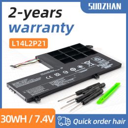 Batteries SUOZHAN L14L2P21 Laptop Battery for LENOVO Yoga 50014ISK S4170 S4175 S4170AMIFI S4135 L14M2P21 2ICP6/54/90 7.4V 30WH