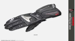 Package mail Komine GK169 Titanium alloy leather motorcycle Racing Gloves5945846