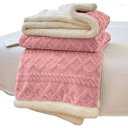 Blankets Cosy Fuzzy Imitation Cashmere Throw Blanket Breathable Winter Microfiber For Chairs Settees Couch Bed