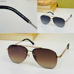 Sunglasses Vintage check oval sunglasses men Model 5005 double beam palladiumplated frame sun glasses black acetate temple tips Women Designer flying party Occhia