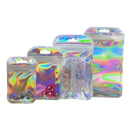 50pcs Self Sealing OPP Bags with Hang Hole Thicken Transparent Frosted Plastic Packaging Pouch for DIY Jewelry Display Storage