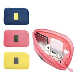 Storage Bags Organizer System Kit Case Portable Bag Digital Gadget Devices USB Cable Earphone Pen Travel Cosmetic Insert