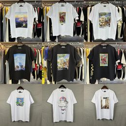 Kith t Shirt Short Sleeve Luxury Major Brand Rap Classic Hip Hop Male Singer Wrld Tokyo Shibuya Retro Street Fashion Brand T-shirt Us Size S-xl