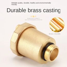 Brass automatic exhaust valve 1/2inch 3/4inch 1 inch heating and air conditioning tap water pipe vent valve DN15DN20DN25