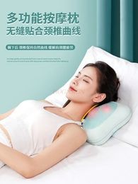 Multifunctional cervical spine massager shoulder back waist neck massage pillow instrument car lumbar spine kneading home