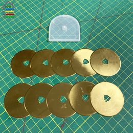 10Pcs Titanium Coated Rotary Cutter Blades 28mm 45mm 60mm fit for Olfa Cutter SKS-7 Quilting Supplies Sewing Accessories