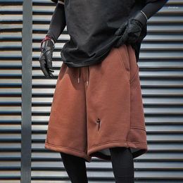 Men's Shorts High Quality Summer Cotton Street Casual Punk Hip Hop Men Elastic Waist Vintage Baggy