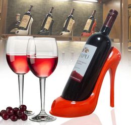 High Heel Shoe Wine Bottle Holder Stylish Rack Tools Basket Accessories for Home Party Restaurant Living Room Table Decorations WL1204552