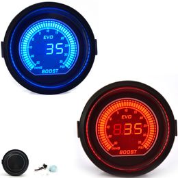 DepoTuning 2" 52mm Car Boost/Water Temp/Oil Temp/Oil press/Volt/Tachometer/Vacuum/Air fuel ratio/EGT Gauge Red&Blue Dual Led