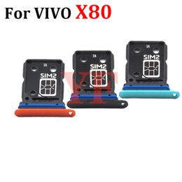 Sim Card Tray Holder For Vivo X70 Pro Plus X80 Pro V2133A V2104 Sim Card Slot Tray Holder Sim Card Reader Socket