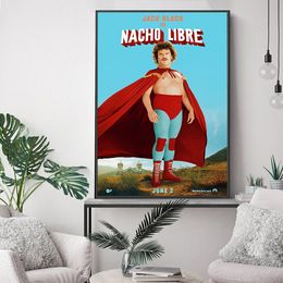 Nacho Libre Sport Comedy Drama Film Poster Video Room Cinema Wall Picture Movie Art Print Canvas Painting Modern Bedroom Decor