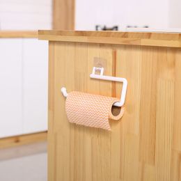 Tissue Hanger Roll Paper Holder Toilet Paper Holder Cabinet Rag Hanging Holder Wall Mounted Towel Storage Rack For Kitchen