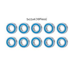 10 Pcs Bearing 5X11x4mm Kit For Traxxas Slash Stampede Rustler Bandit 2WD 1/10 RC Car Spare Parts Upgrade Accessories