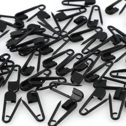 100Pcs/set Safety Plastic Tag Pin Black White Solid Color Fastener Clips Knitting Stitch Marker Tag DIY Label Card Hangtag Pins