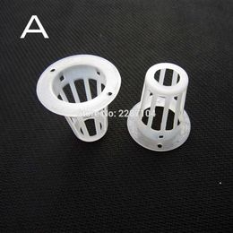 10pcs White Mesh Pot Net Cup Basket Hydroponic Aeroponic System Plant Grow Organic Green Vegetable Clone Cloning Seed Germinate