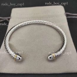 David Yurma Bracelet DY Bracelet Designer Cable Bracelet Fashion Jewellery For Women Men Gold Silver Pearl Head Cross Bangle Bracelet Dy Jewellery Man Christmas Gift 755