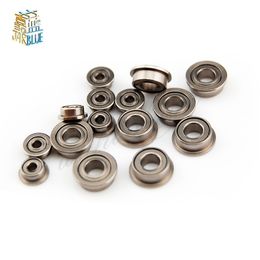 10pcs Flange Ball Bearings F604ZZ F623ZZ F624ZZ F625ZZ F684ZZ F688ZZ 3D Printers Parts Deep Groove Pulley Wheel Aluminium Part