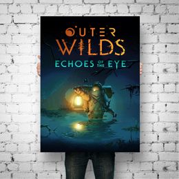 Classic Outer Wilds Movie & Video Game Canvas Art and Wall Art Poster Picture Print Modern Family bedroom Decor Posters