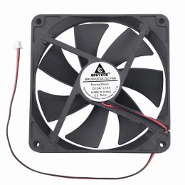 Cooling 1 Piece Gdstime 140mm x 25mm 24V Brushless Computer Case DC Cooling Fan 140x140x25mm 14025s 2Pin Sleeve Bearing