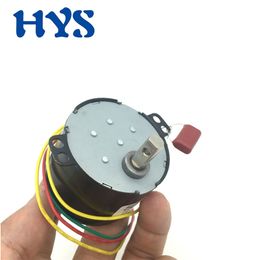 50KTYZ Permanent Magnet Synchronous Motor 6W With Fixed Bracket AC 12V 24V 110V 220V Geared Speed 1rpm to 60rpm Reversed CW CCW