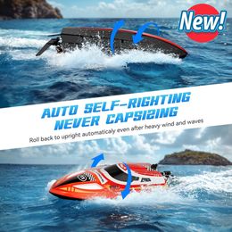 New RC Boat 30km/h High-Speed Racing Ship Waterproof Water Speed Boat Children Model Toy Control 150m