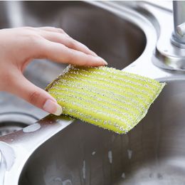 Kitchen Cleaning Rag, Dishwashing Brush, Pot Sponge, Scouring Pad, Colour Stain Removal Kitchen Gadgets