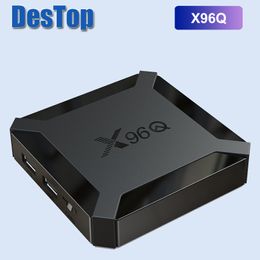 10PCS X96Q Smart TV Box Android 10.0 Allwinner H313 Quad Core 2GB 16GB Support 4K Netflix Youtube Set Top Box Media Player