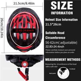 WEST BIKING Bicycle Helmet Ultralight Integrally-molded Road Mountain MTB Bike Cycling Helmet Men Women Safety Caps 56-62 CM