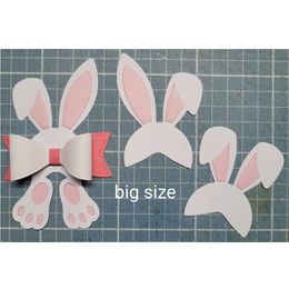 Easter Bunny Bows Metal Cutting Dies Stencils for DIY Scrapbooking Decorative Embossing DIY Paper Cards