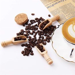 10/20pcs Mini Wooden Salt Spoons Tea Coffee Scoops Seasoning Candy Spices Bath Salt Spoons