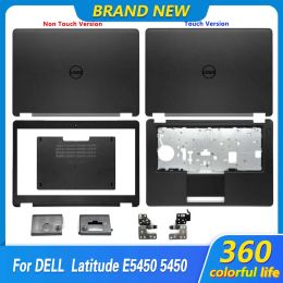 Cases New Screen Top Back Cover For Dell Latitude E5450 5450 Laptop Housing Front Bezel Palrmest Lower Bottom door Cover Hinges Case