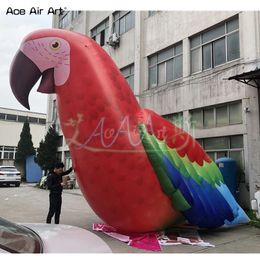 Free Express Outdoor Inflatable Mascot Air Blown Parrot Model/Giant Pop Up Animal For Advertising Made In China