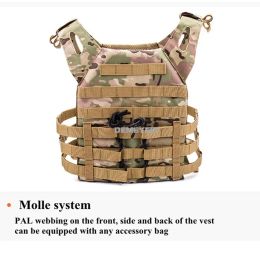 Military Airsoft Molle Vest Adjustable Army Tactical Paintball Protective Vest Plate Carrier Shooting Hunting Sports Vests