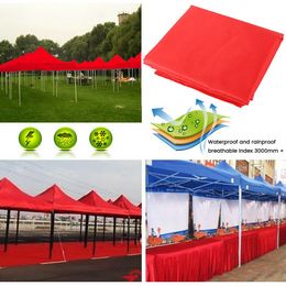 Folding Tent Top Cloth Durable Oxford Cloth Waterproof and UV-proof Four-corner Sunshade Tarpaulin Outdoor Activities Supplies