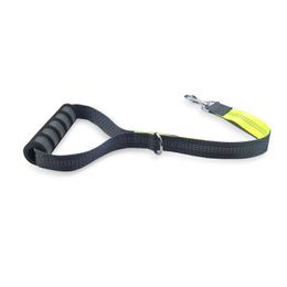 Dog Short Leash Reflective Pet Leash Short with Foam Handle and Carry Hanging Small Items D Ring for Dog and Cat Pet Supplies